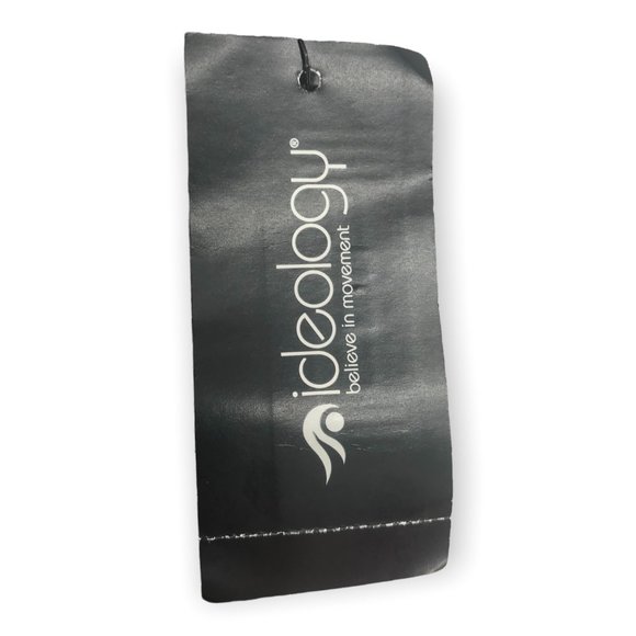 ^ Ideology Womens NWT Large Grey Cropped Wide Leg Pants Pockets Drawstring - Picture 3 of 4